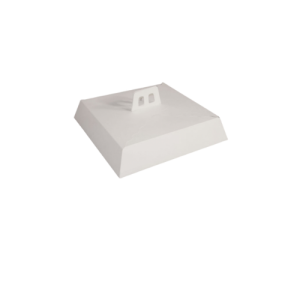 CAJA TORTA CHICA BLANCA 30X30