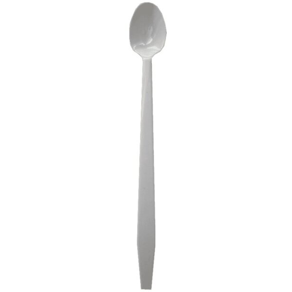 CUCHARA PLASTICA LARGA x100 - Imagen 1