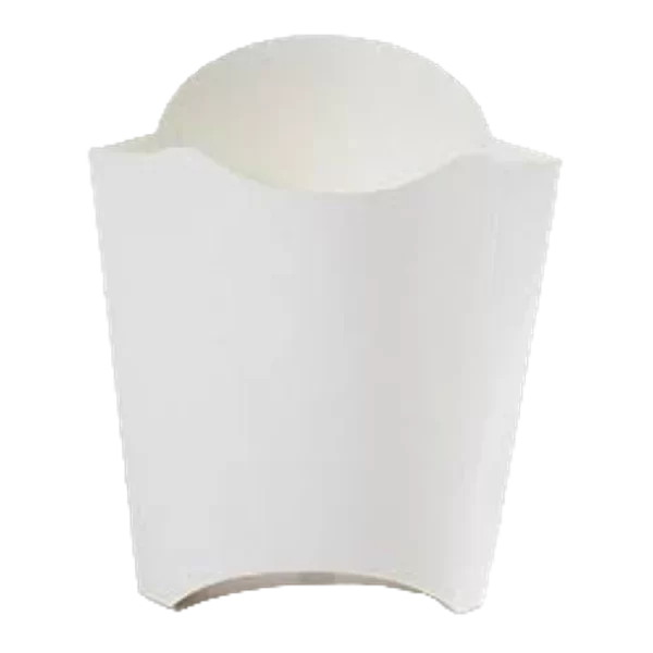 ESTUCHE PAPAS FRITAS BLANCO L x50 - Imagen 1