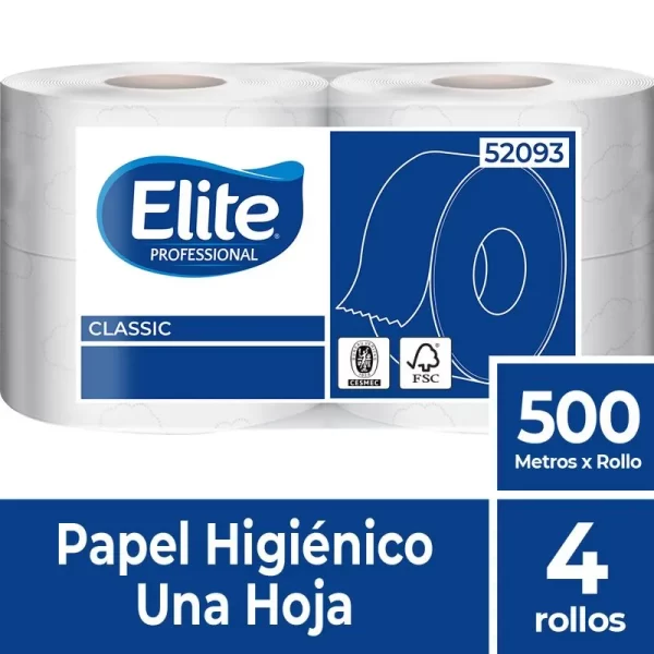 PAPEL HIGIENICO 4X500 MTS ELITE - Imagen 1